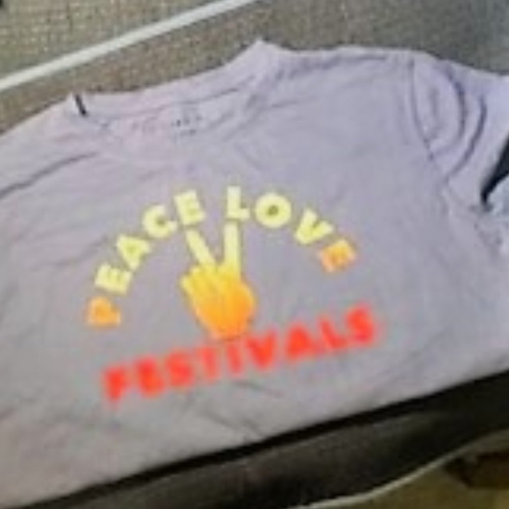 "Peace, Love, Festivals" T-Shirt